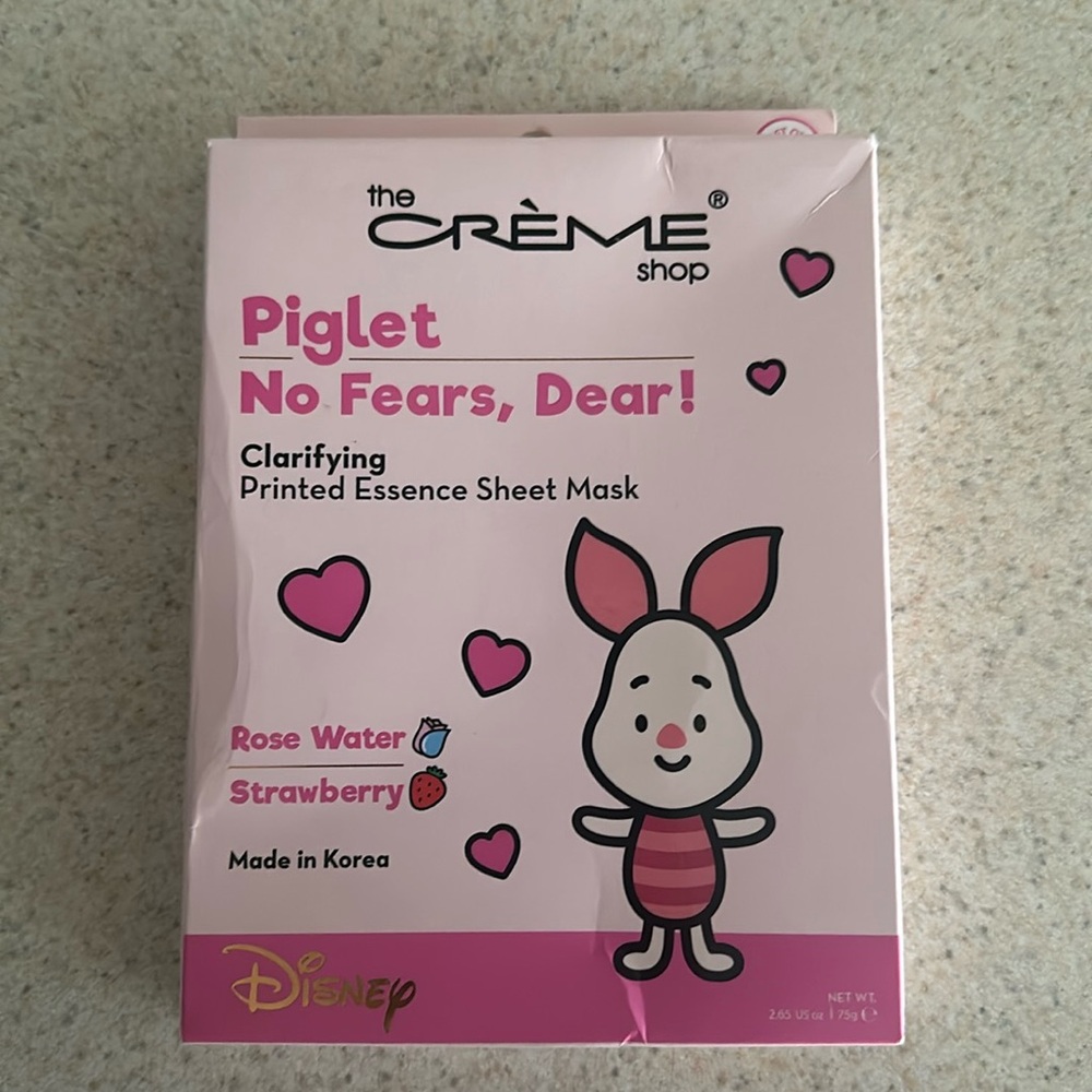 The Crème Shop Essence Sheet Mask Piglet No Fears, Dear